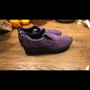 JEEP purple slip ons size 8